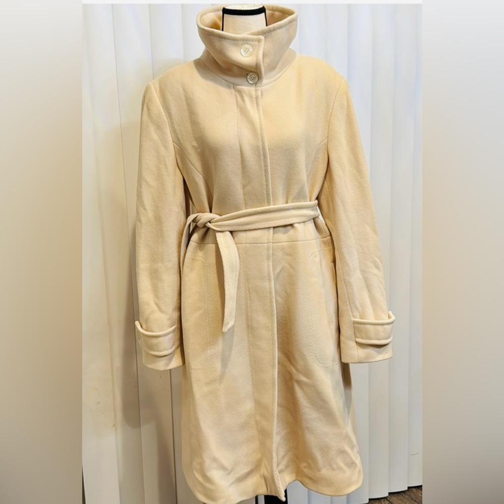 Burberry Cream Trench Coat